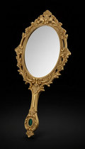Ornate Gilded Hand Mirror